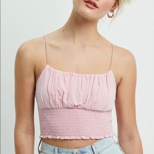 LA Hearts Smocked Bodice Cami Top